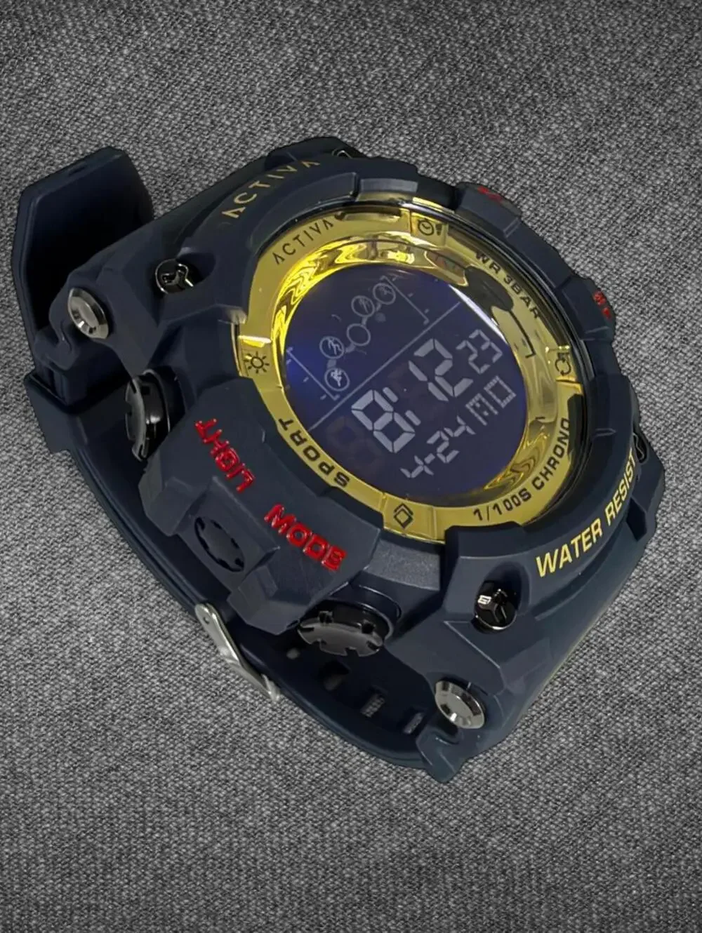 Activa ACW8082-917 Blue Gold Digital Sport Watch
